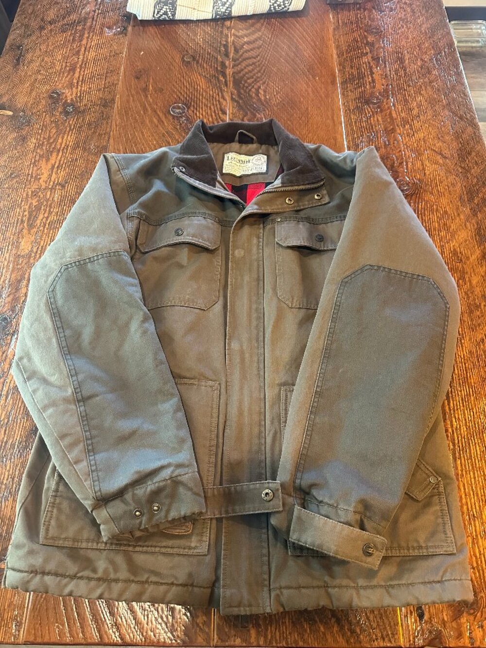 Legendary Whitetails Tough As Buck Plaid Lined Chore Jacket